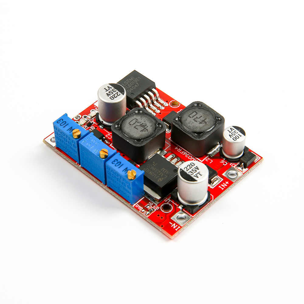 Повышающий и понижающий преобразователь напряжения для солнечной панели LM2596/XL6009 c тройной регулировкой